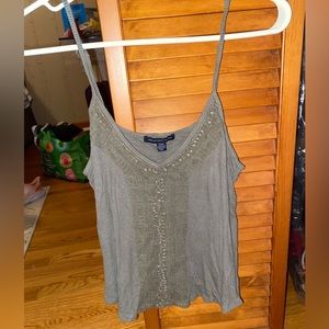 Green American Eagle Tank Top